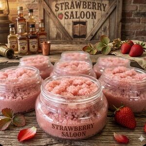 STRAWBERRY SALOON BODY SCRUB- Handcrafted 🍓🍓
